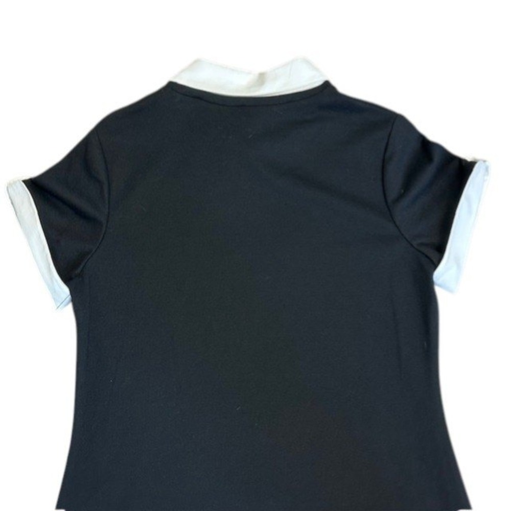 NWT American Living Women's Black Short Sleeve Collared Shirt Dress -‎ Size 12 - Picture 10 of 13